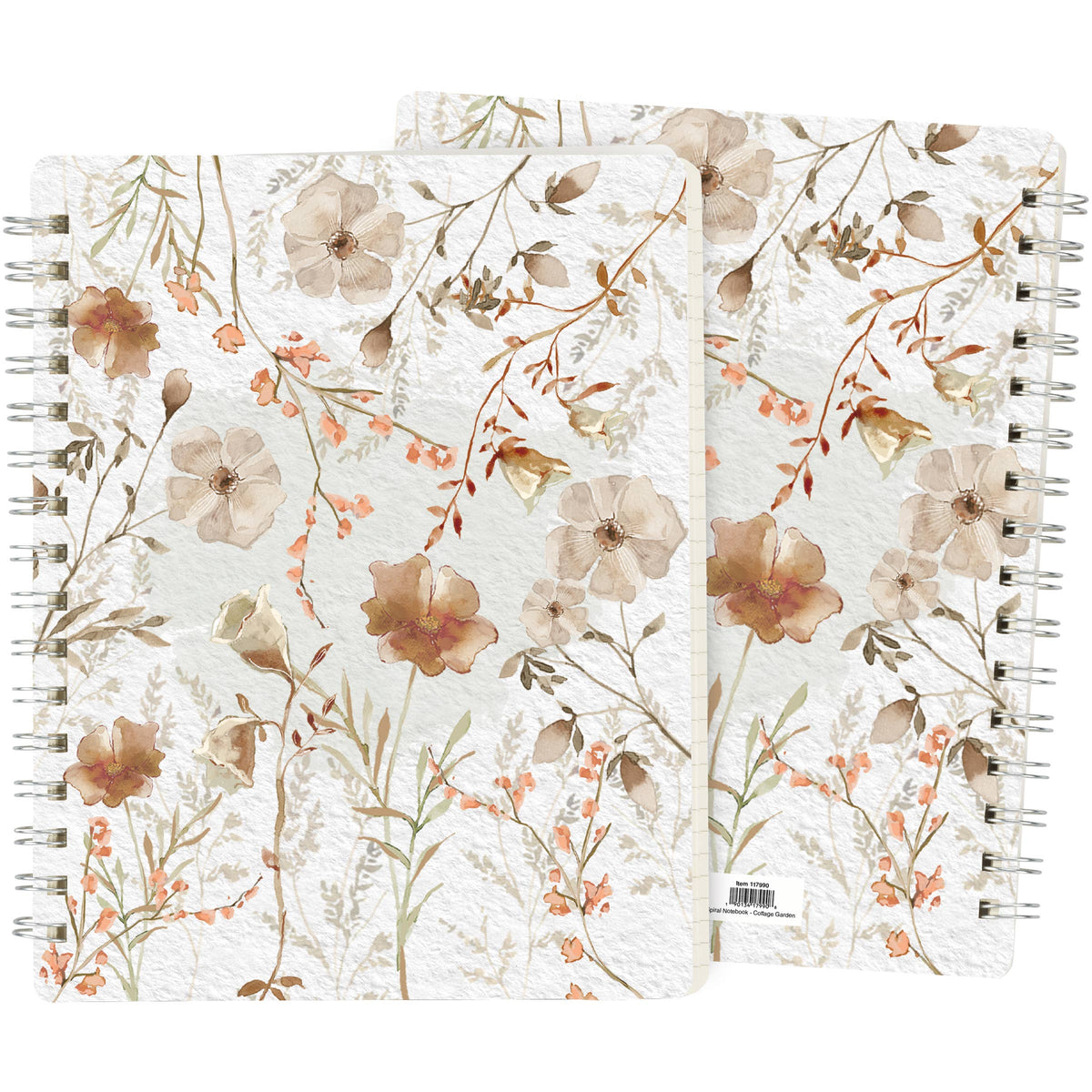 Cottage Garden Spiral Notebook