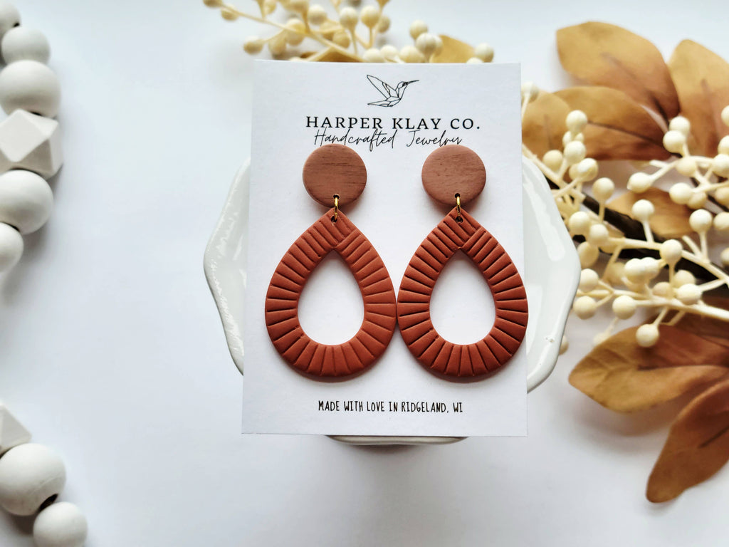 The Boho Chic Set - Polymer Clay Dangle Earrings