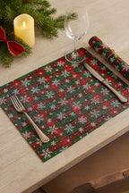 Tartan Snowflake Placemats — Set of 4