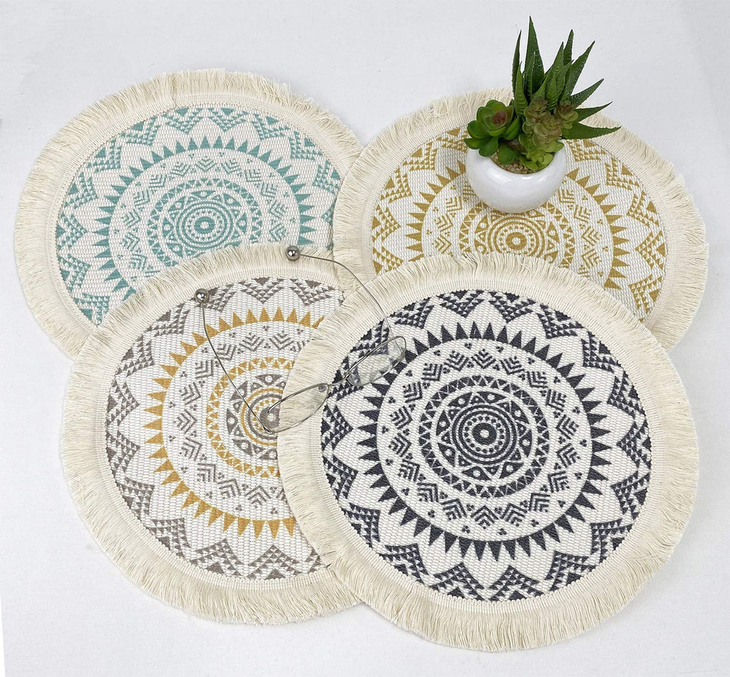 Mandala Fringe Placemats