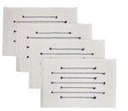 Textured Stripe Cotton Placemats