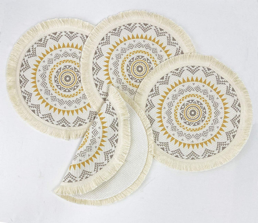 Mandala Fringe Placemats