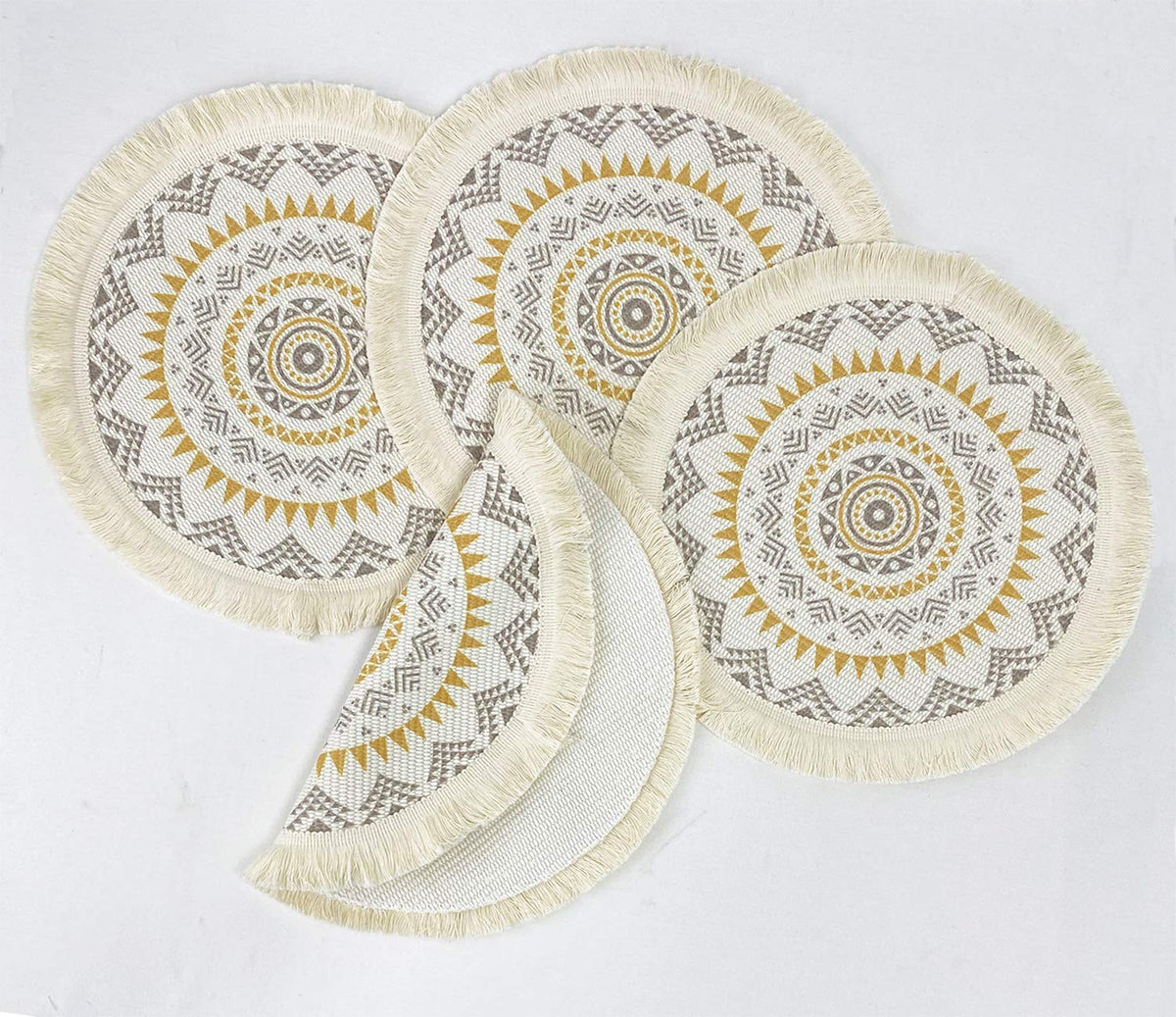 Mandala Fringe Placemats