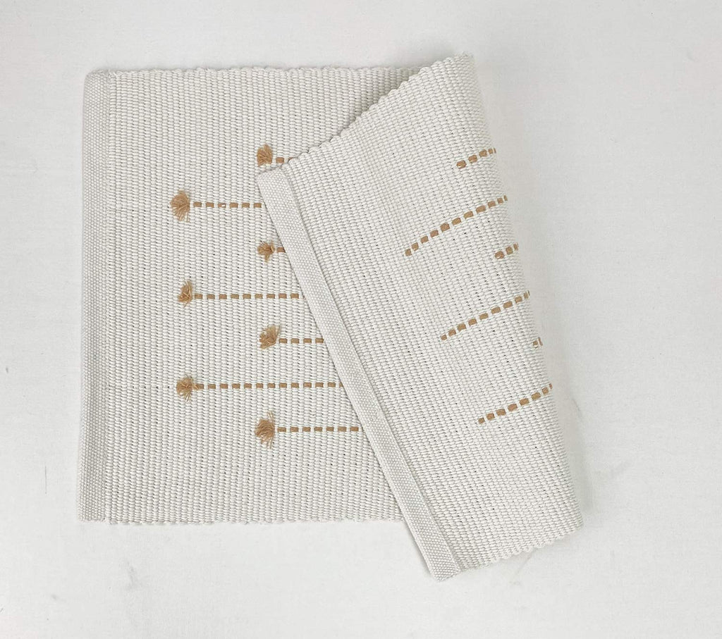 Textured Stripe Cotton Placemats