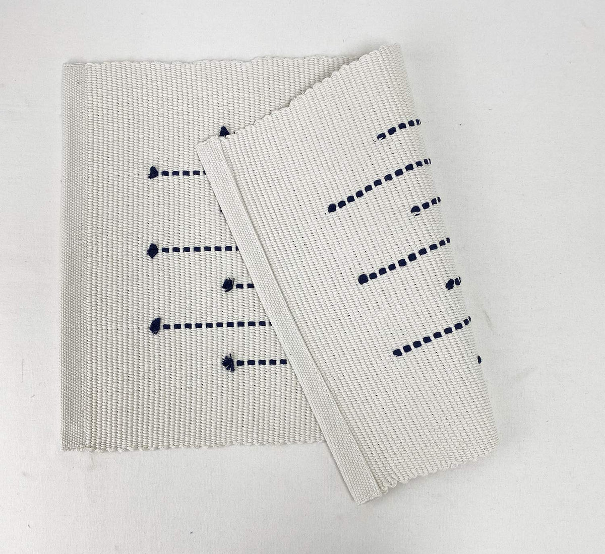Textured Stripe Cotton Placemats