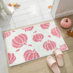 Aprophic Pink Pumpkin Bath Mat