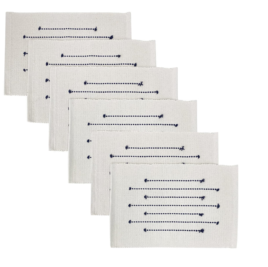 Textured Stripe Cotton Placemats