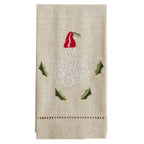 Embroidered Santa Guest Towels — Set of 4