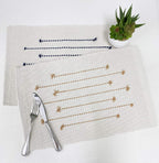 Textured Stripe Cotton Placemats
