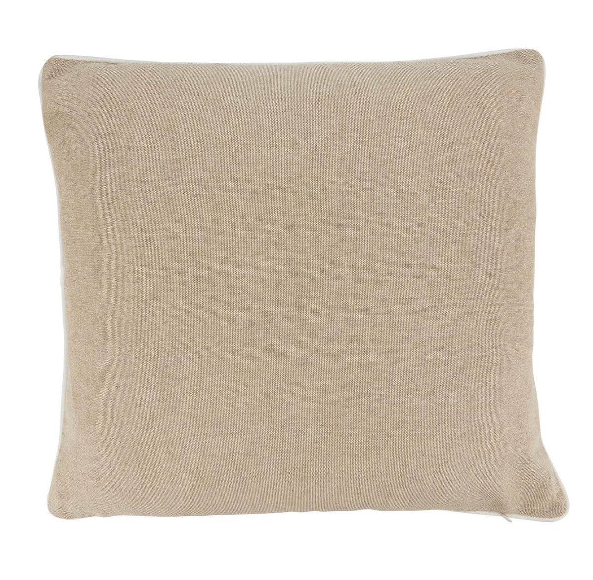 Beaded Reindeer Throw Pillow — 18 × 18 in