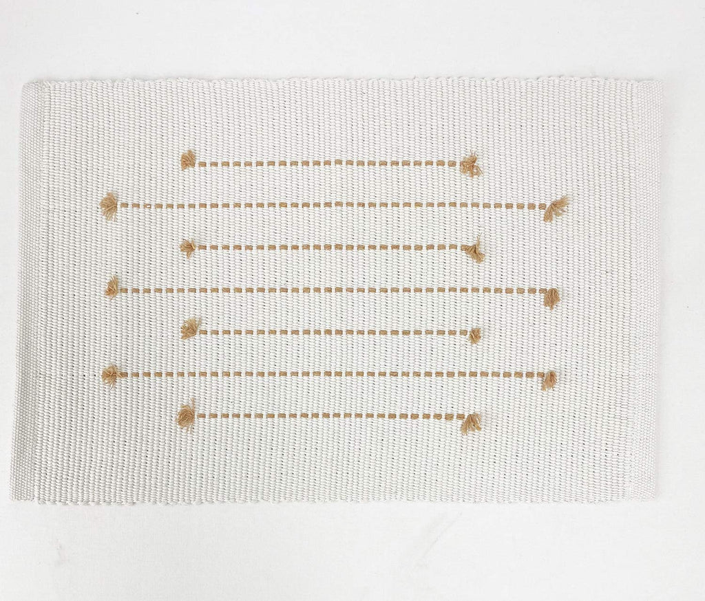 Textured Stripe Cotton Placemats