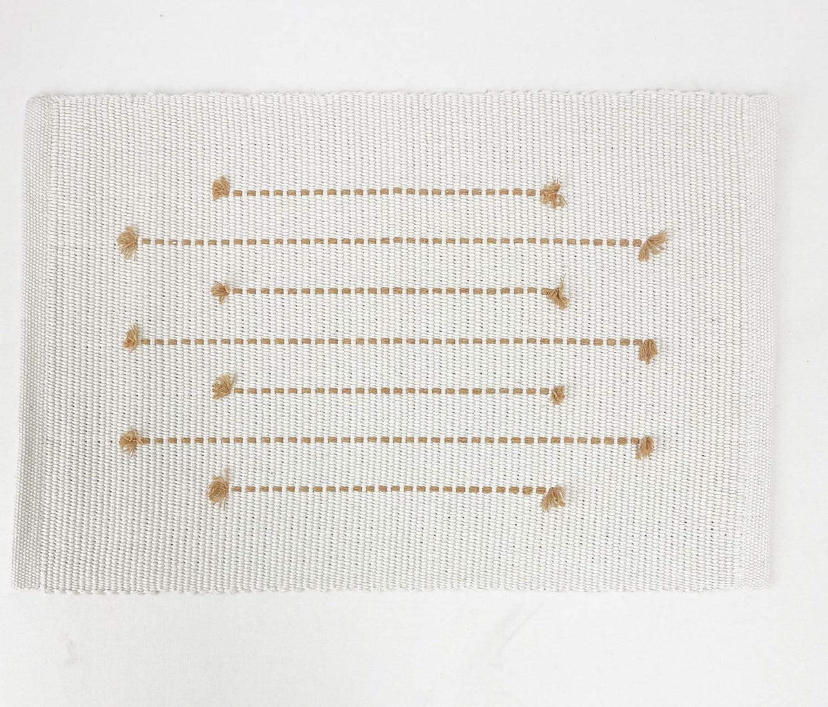 Textured Stripe Cotton Placemats
