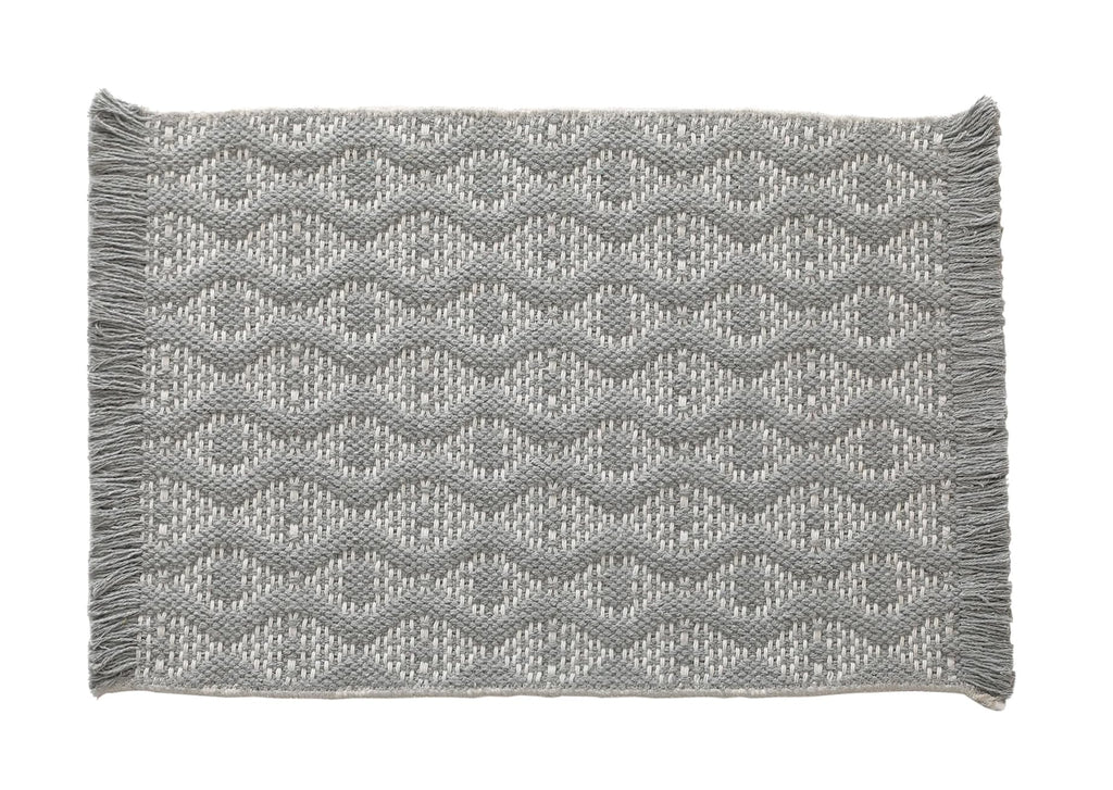 Diamond Woven Fringe Placemats