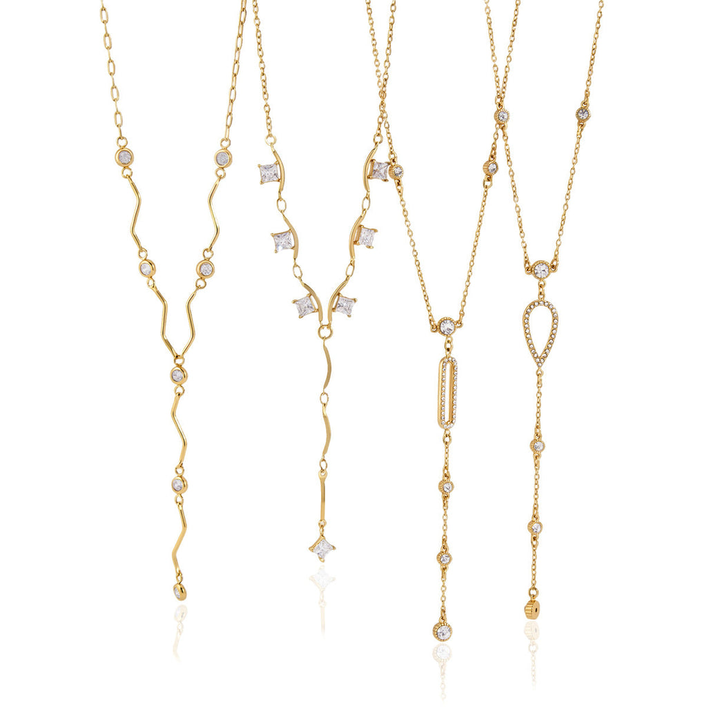 Long Drop Pendant Necklace Collection