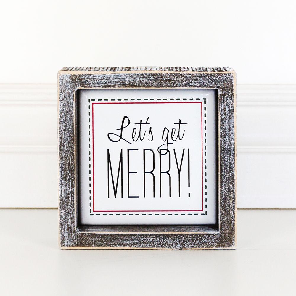 Get Merry 5" Sign