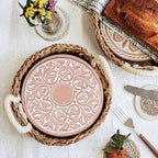 Vine Handmade Bread Warmer & Wicker Basket