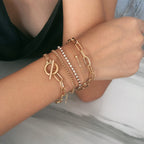 Layered Beaded Sparkle Bracelet