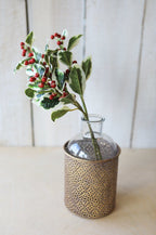Faux Holly Stem