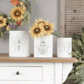 Brushed Metal Insect Pot (Set of 3)