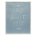 Metal Farm Life Sentiment Sign (Set of 2)