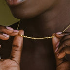 Personalized Morse Code Necklace