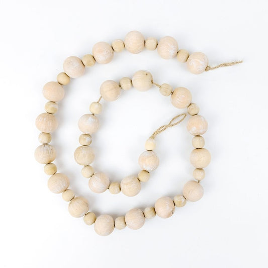 32x1 bmbo wd bead grlnd varied, natural