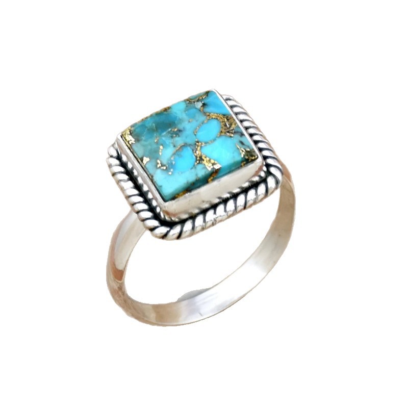 Turquoise-Inspired Statement Ring