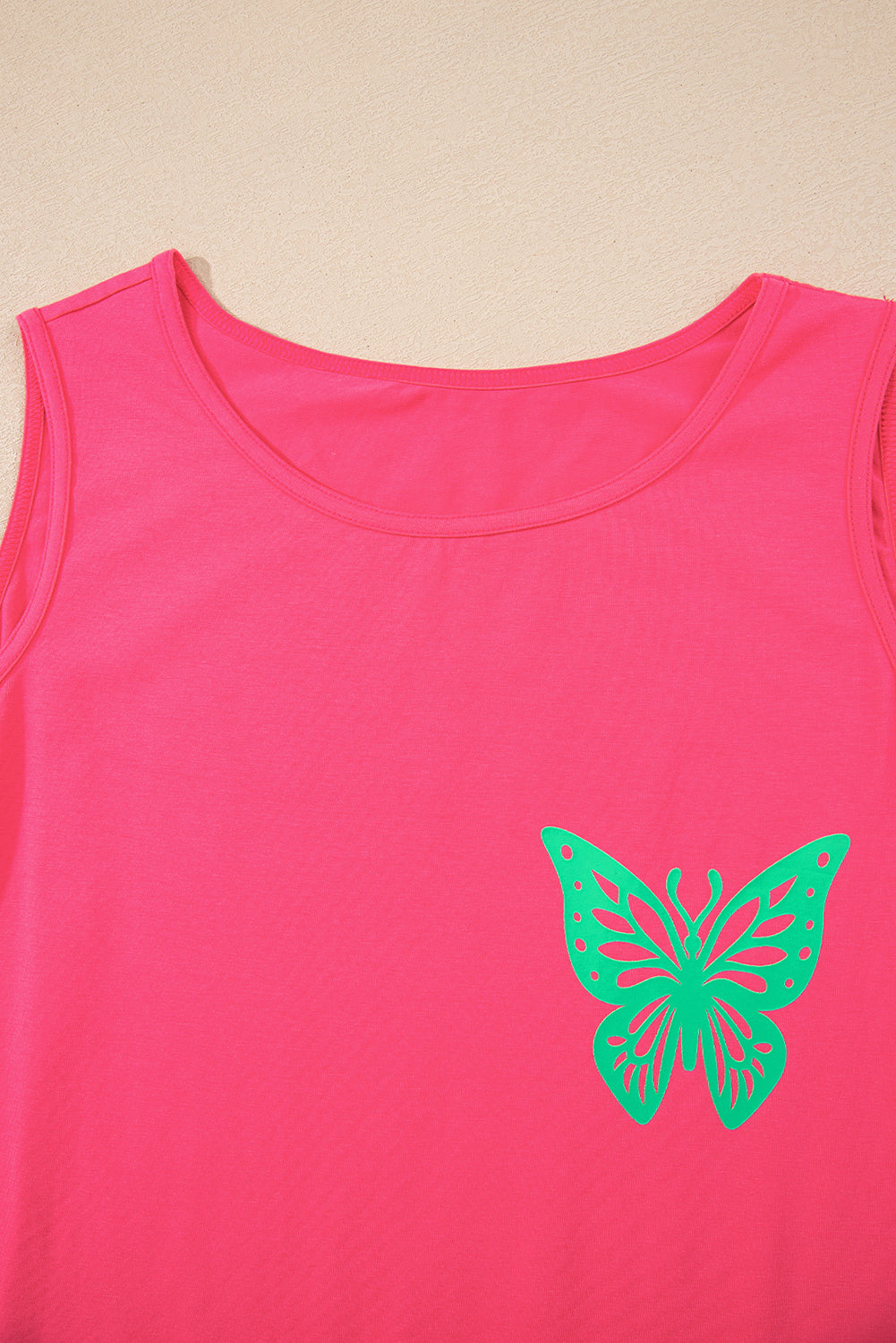 Sun Sleeveless Graphic Tank Top