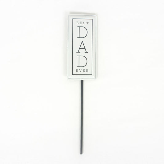 2.25x5.25x.5 mtl enamel pick (BST DAD) white/bk