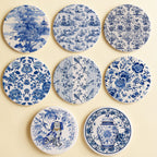 Chinoiserie Ceramic Coasters
