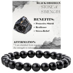 Handcrafted Natural Stone Beaded Bracelet