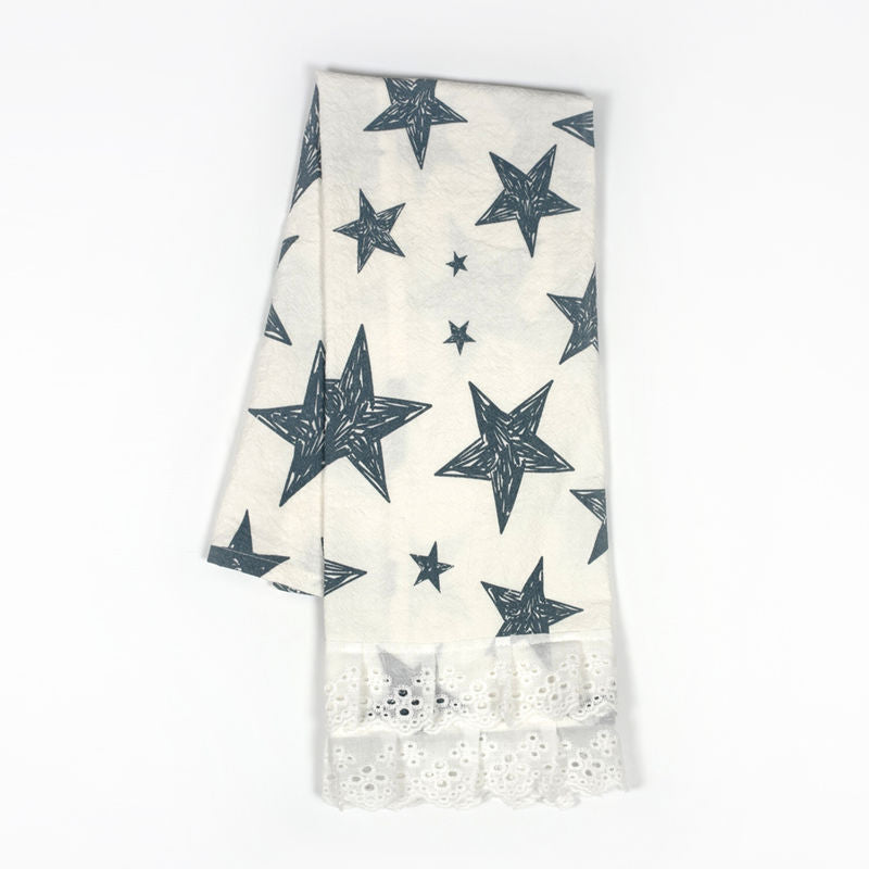 17x24 dsh twl (STARS) white/bl