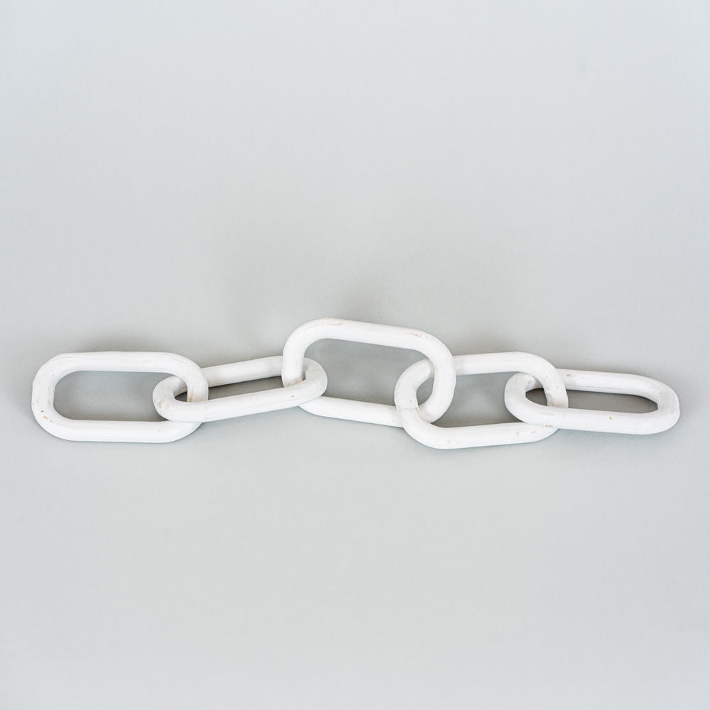 3" X 22" X 3" Wood Links, White