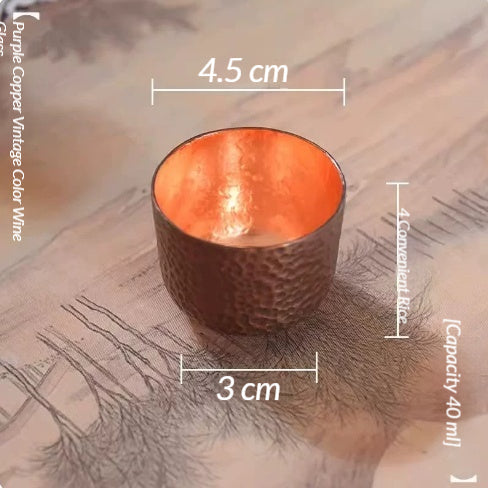 Copper Wine Serving Cups
