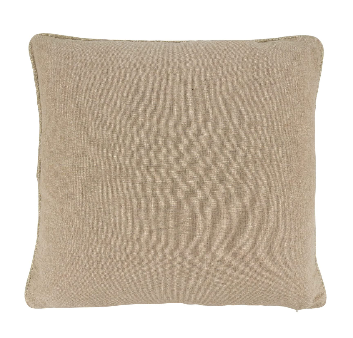Beaded Snowflake Throw Pillow — 18 × 18 in