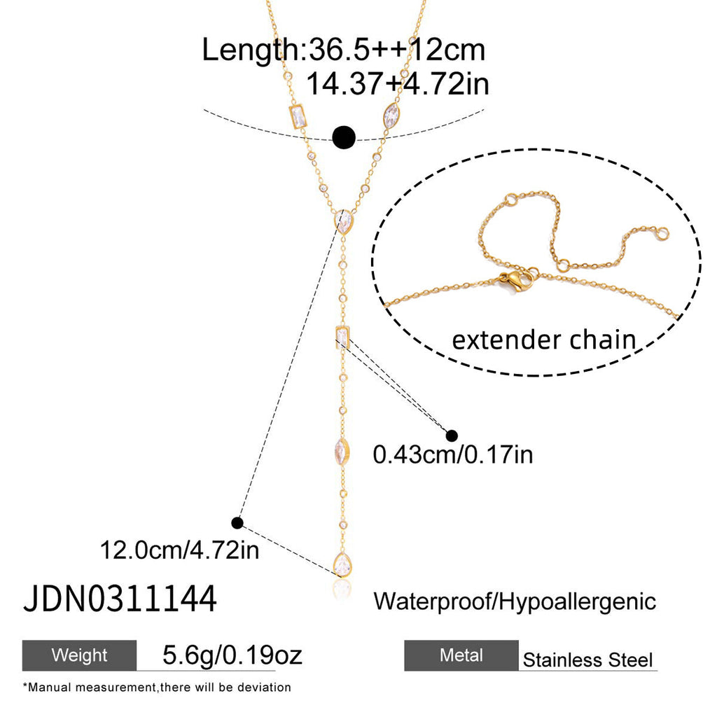 Long Drop Pendant Necklace Collection