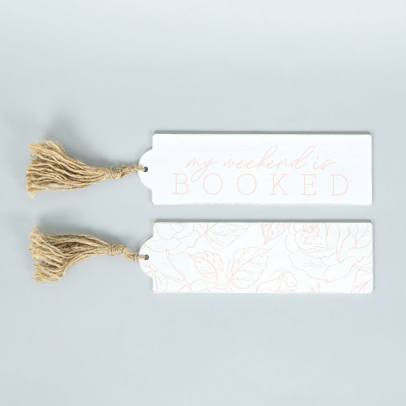 2.5x8.5x.15 reverse wood bookmark (BOOKED) white/pk