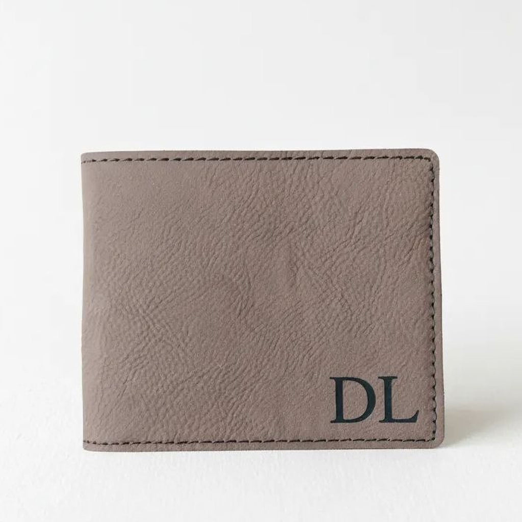 Personalized Monogram Bifold Wallet
