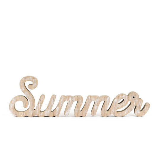 15x5x1 wood cutout (SUMMER) natural