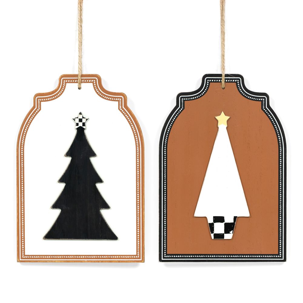 7x10x.5 rvs wood hanging plaque (TREE) multi