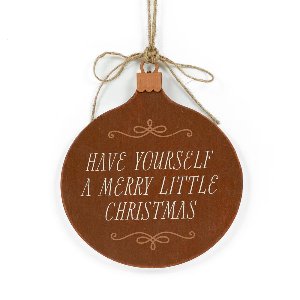 6x7x.5 wood hanging plaque (CHRISTMAS) multi