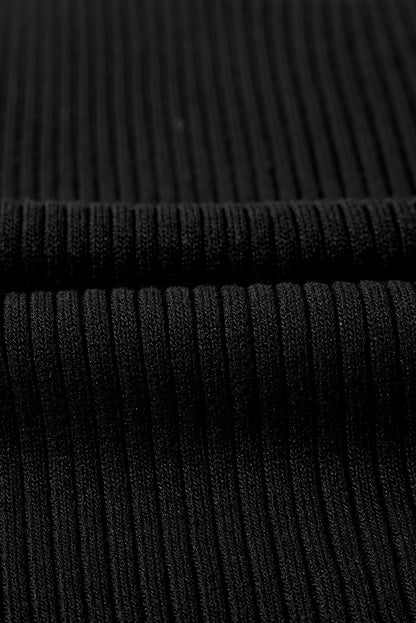Colorblock Edge Ribbed Tank Top