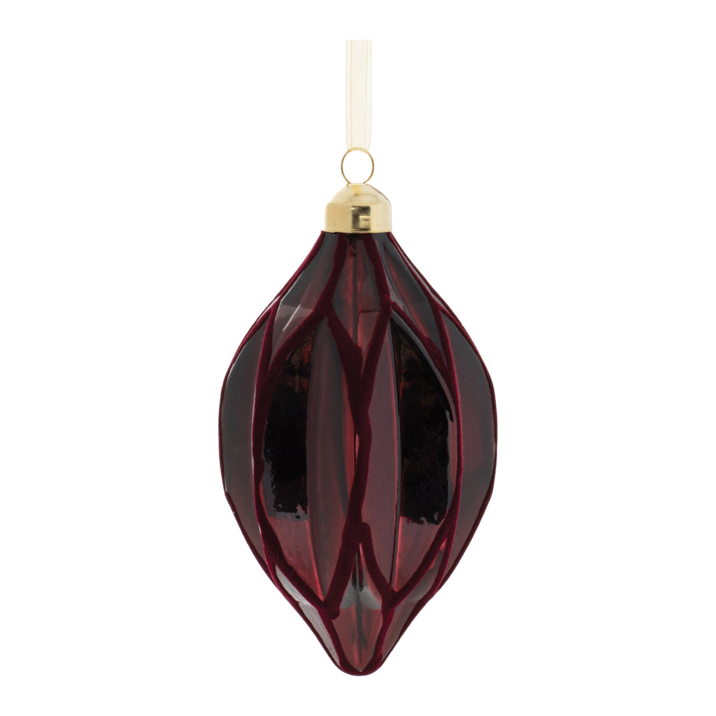 Velvet Glass Ornament (Set of 6)
