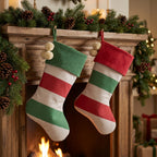 Striped Wool Stocking (Set of 2)