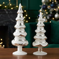Snowy Glass Pine Tree (Set of 2)