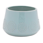 Ceramic Starburst Pattern Planter (Set of 2)