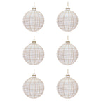 Glass Ball Ornament  (Set of 6)