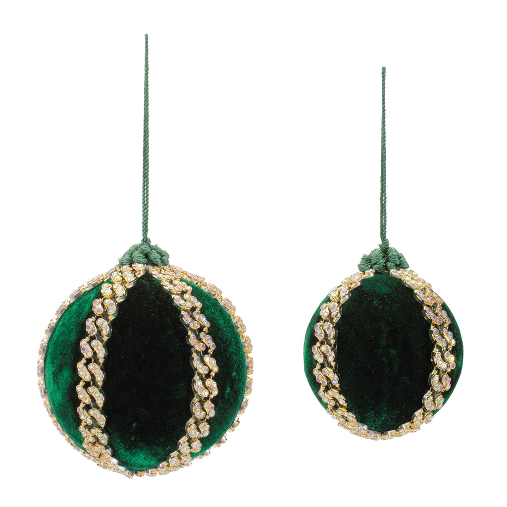 Shimmer Ball Ornaments (Set of 4)