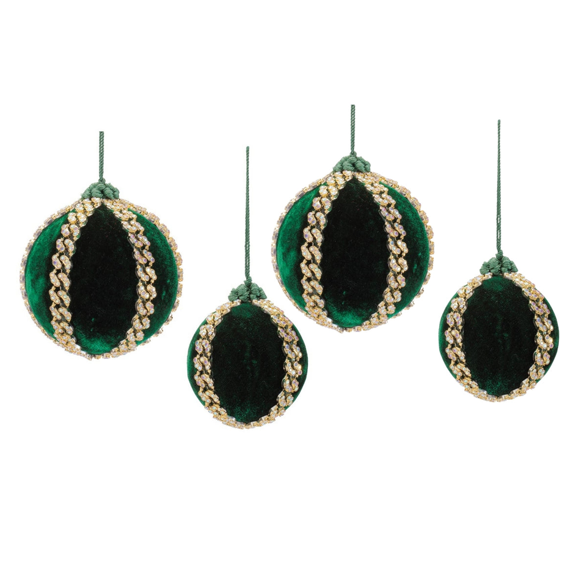Shimmer Ball Ornaments (Set of 4)