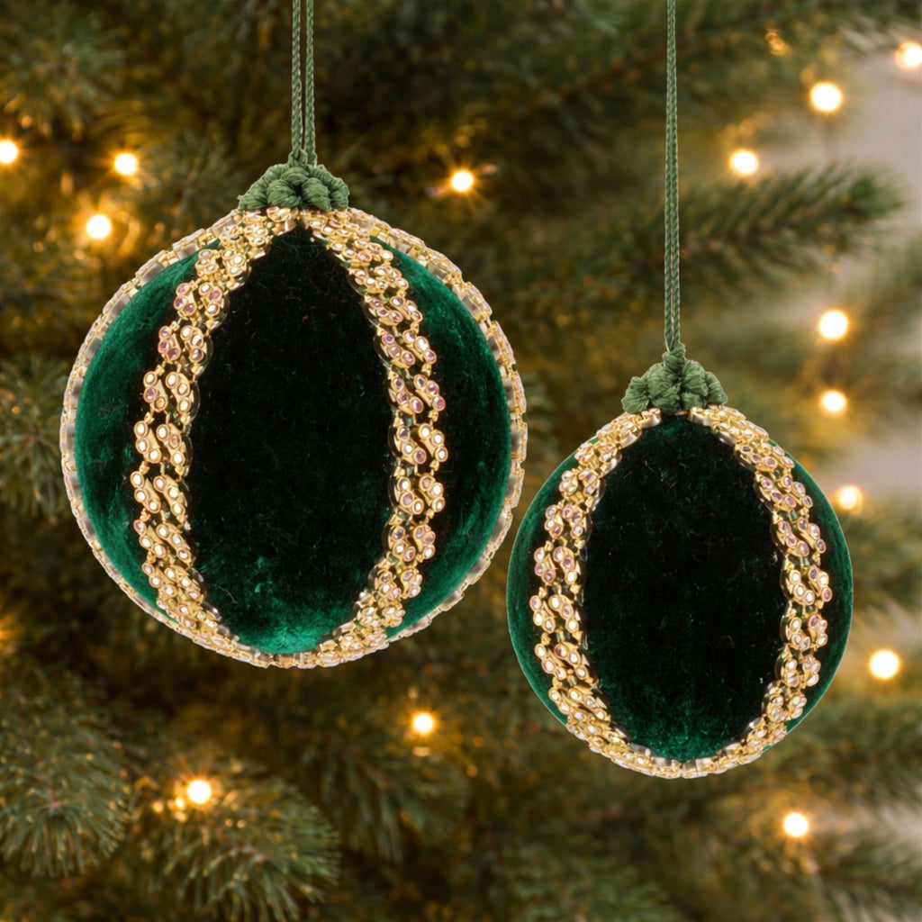 Shimmer Ball Ornaments (Set of 4)